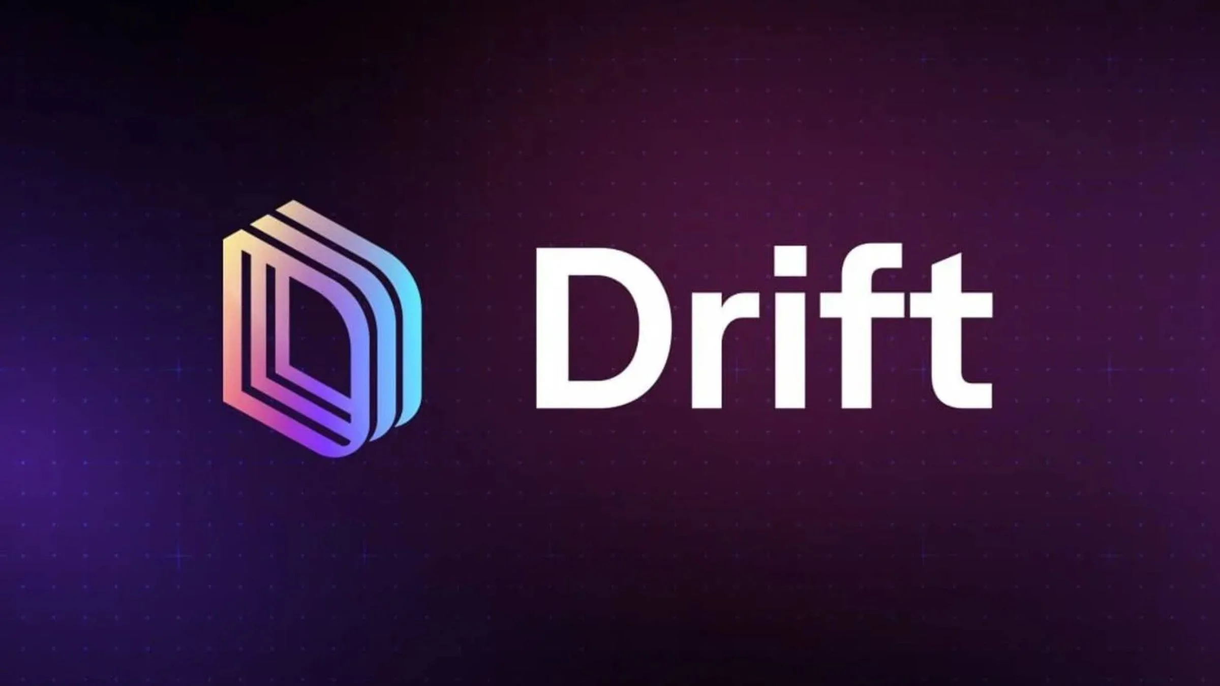Drift logo on a dark purple background