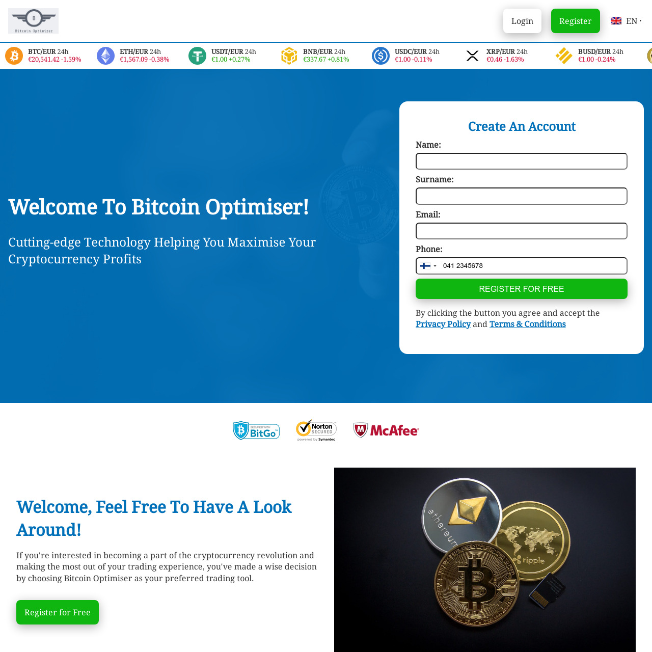 Bitcoin Optimiser